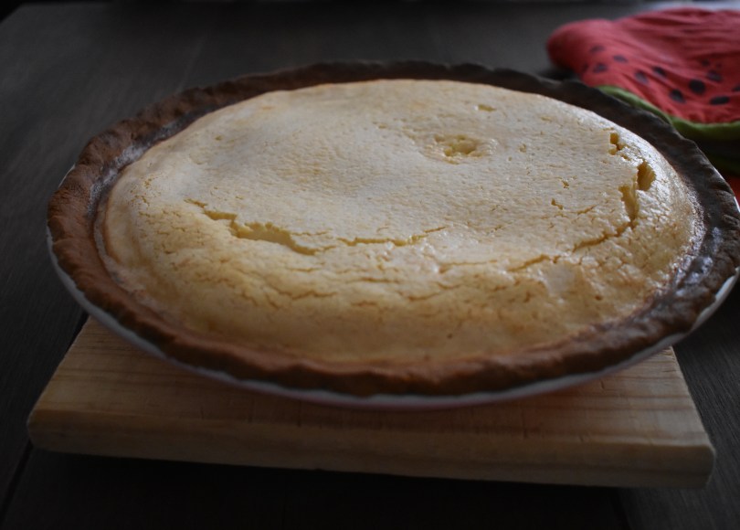 Imagen de un pay de requesón