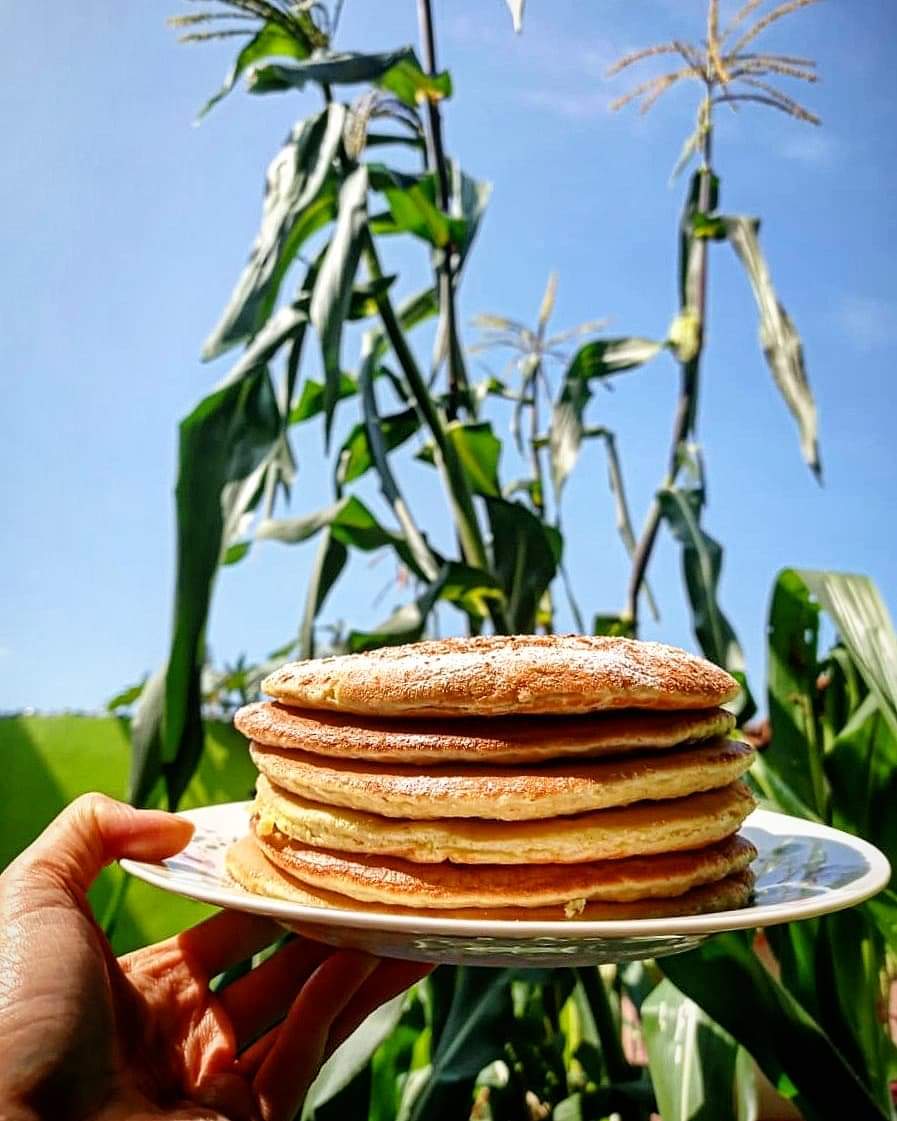 imagen de hotcakes de elote