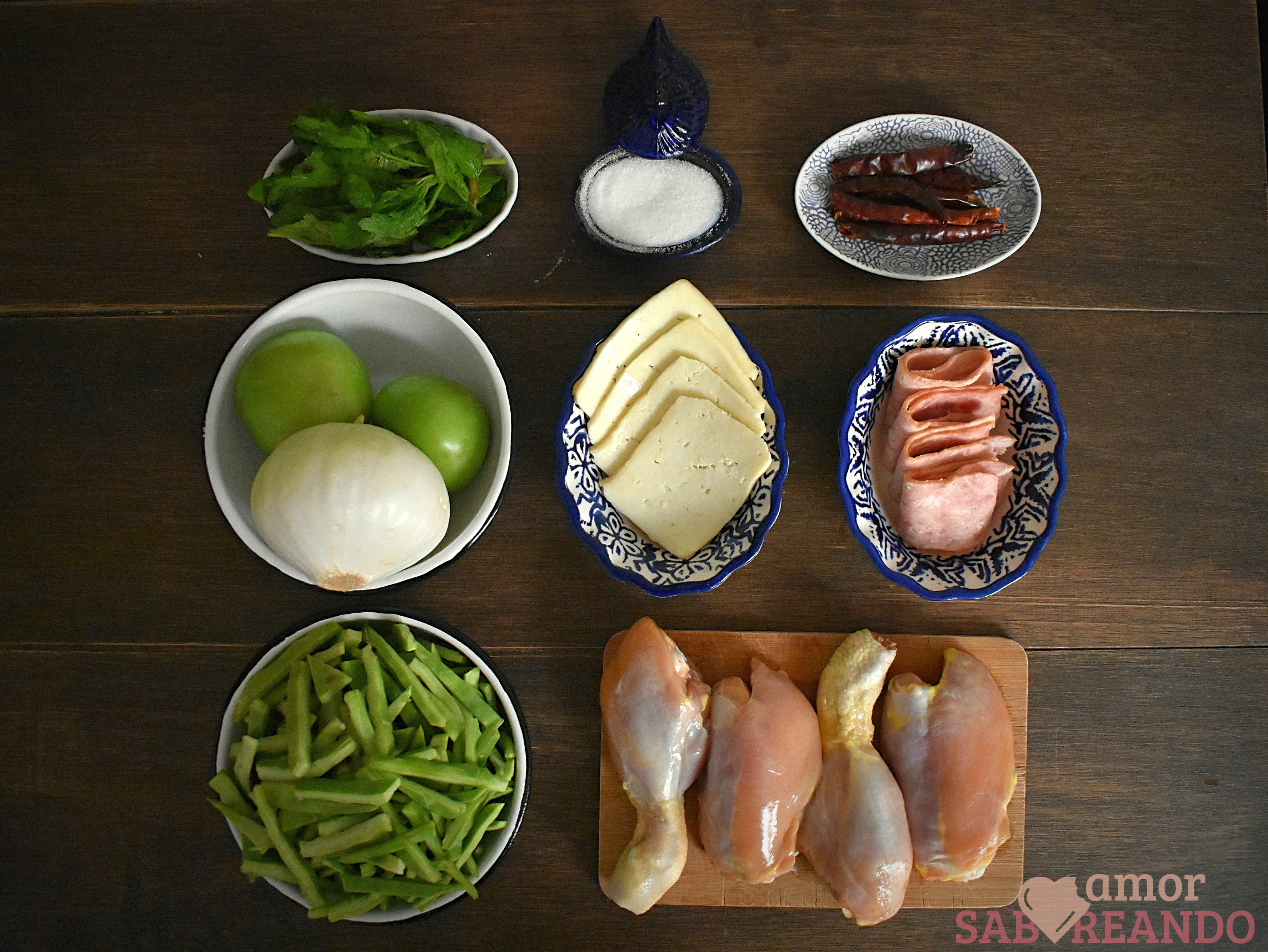 imagen de mixiotes de pollo