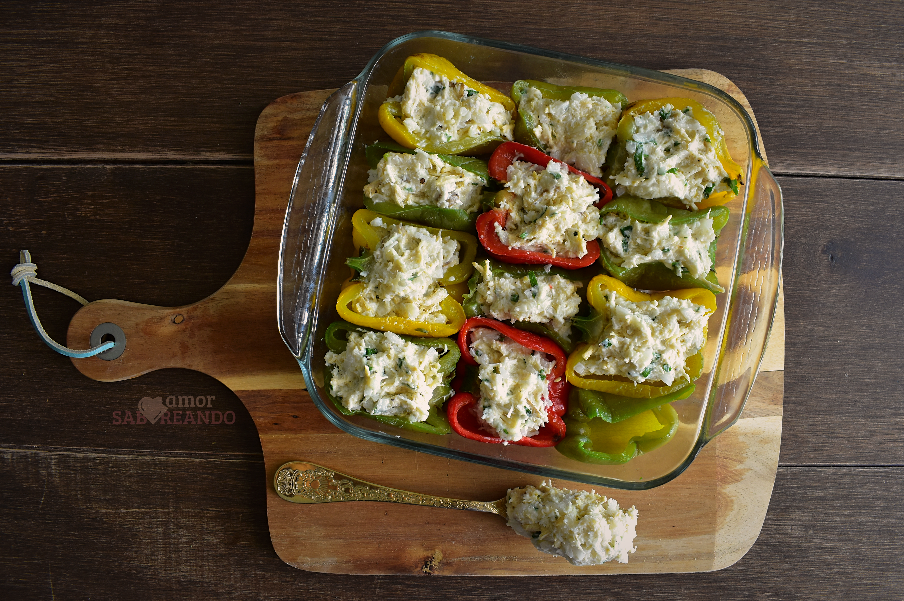 pimientos rellenos saboreando_amor