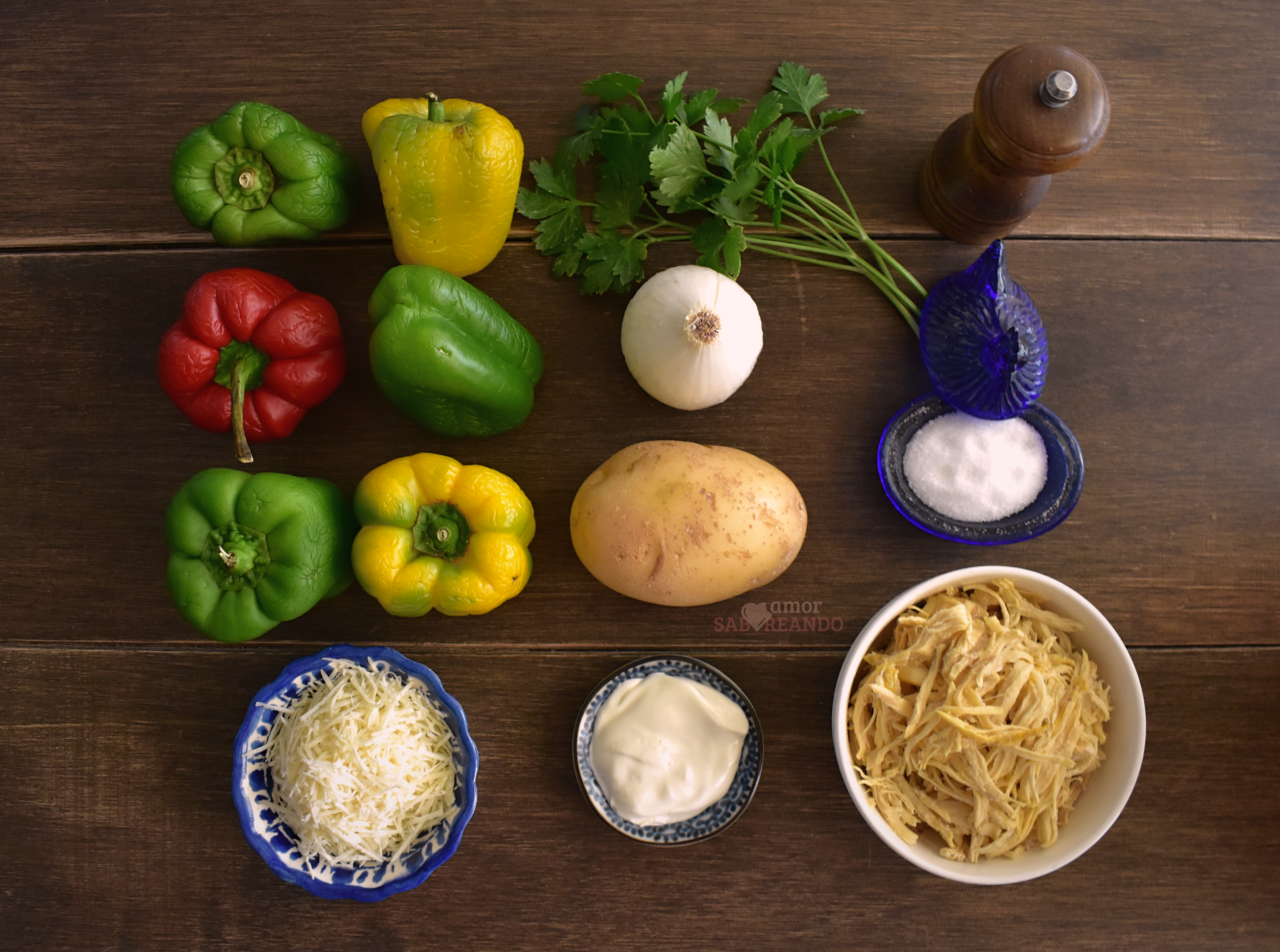 pimientos rellenos saboreando_amor